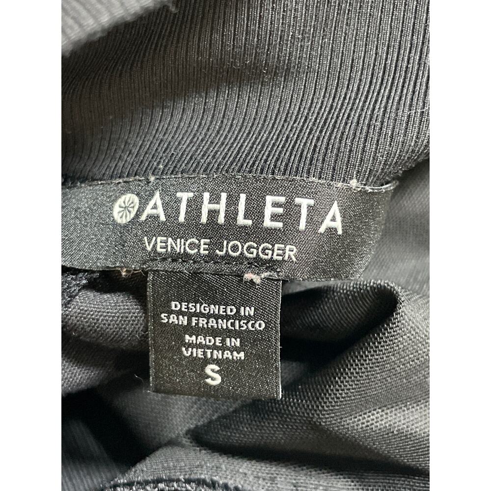 Athleta Women's Black High Rise Yoga Athletic Activewear Trousers Jogger Pants S - Picture 6 of 6